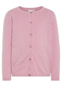 name it, M&auml;dchen Strickjacke, Hellpink