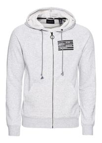 Scotch & Soda SCOTCH & SODA, Herren Sweatjacke 'Ams Blauw regular fit classic hoody in seasonal colours', Grau