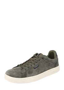 Jack & Jones JACK & JONES, Herren Sneaker 'Wolly', Oliv / Wei&szlig;