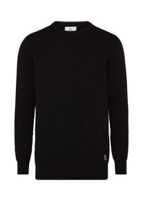 Kronstadt, Herren Strickpullover 'Carlo', Schwarz