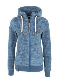 Naketano, Damen Fleecejacke, Blaumeliert