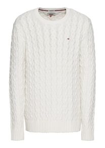 Tommy Jeans, Herren Pullover, Perlwei&szlig;