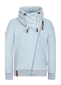 Naketano, Herren Sweatjacke 'Gnadenlos durchgerattert', Hellblau
