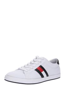 Tommy Hilfiger, Herren Sneaker 'ESSENTIAL FLAG DETAIL SNEAKER', Wei&szlig;