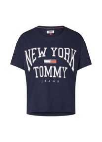 Tommy Jeans, Damen T-Shirt 'BOXY NEW YORK', Nachtblau