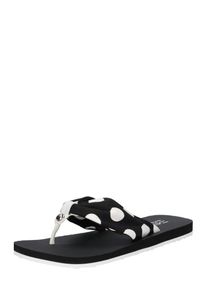 Esprit, Damen Slipper 'Denise dot', Schwarz / Wei&szlig;