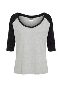 Urban Classics, Damen Shirt, Grau / Schwarz