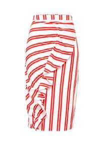 EDITED, Damen Rock 'Caja', Rot / Wei&szlig;