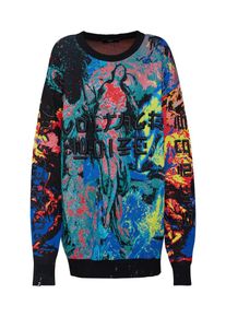 Diesel, Damen Pullover 'M-CHIES', Mischfarben / Schwarz