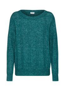 Vila, Damen Pullover 'VIASHA KNIT L/S RIB TOP', Gr&uuml;n