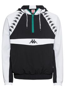 Kappa, Herren Jacke 'AUTHENTIC BAKIT', Schwarz / Wei&szlig;