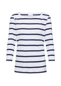 Vila, Damen T-Shirt, Blau / Wei&szlig;