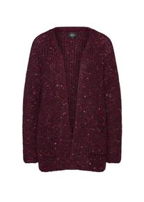 Only, Damen Strickjacke, Weinrot