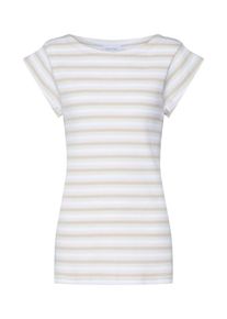 Calvin Klein, Damen Shirt, Beige / Wei&szlig;