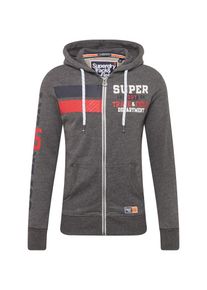 Superdry, Herren Sweatjacke 'Track & Field', Dunkelgrau
