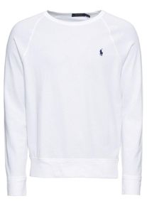 Polo Ralph Lauren, Herren Sweatshirt 'LSCNM1-LONG SLEEVE-KNIT K191SC12', Wei&szlig;