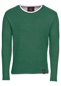 Key Largo, Herren Pullover 'MSW SARASOTA round', Gr&uuml;n