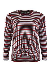 New Look Curves, Damen Shirt 'Twist Front', Braun / Schwarz