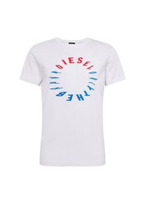 Diesel, Herren Shirt 'T-DIEGO-Y2', Blau / Rot / Wei&szlig;