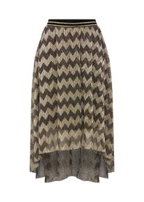 Rue de Femme, Damen Rocke 'Zig-Zag', Goldgelb / Schwarz