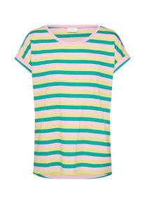 Vila, Damen T-Shirt 'Dreamers', Gelb / Gr&uuml;n / Hellpink