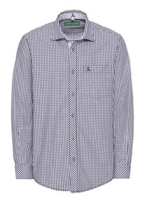 Country Line, Herren Hemd, Blau / Wei&szlig;
