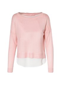 Only, Damen Pullover 'onlROSANA SHEN', Rosa / Wei&szlig;