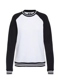 Urban Classics, Damen Pullover, Schwarz / Wei&szlig;