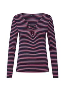 Only, Damen Shirt 'RUNA', Navy / Rosa