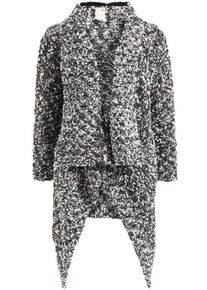 Khujo, Damen Strickjacke ' CLIO ', Schwarz / Wei&szlig;
