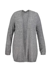 Ulla Popken, Damen Strickjacke, Grau