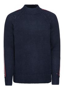 Tommy Jeans, Herren Pullover 'TJM TOMMY TAPE SWEATER', Dunkelblau