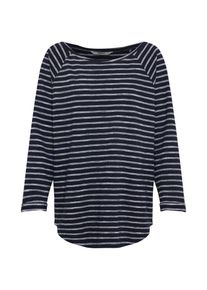 Wemoto, Damen Shirt 'Shane Jaquard', Navy / Wei&szlig;