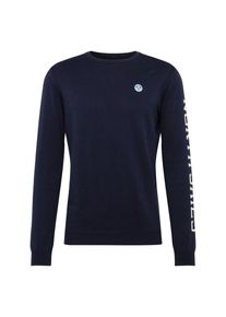 North Sails, Herren Pullover, Dunkelblau / Wei&szlig;