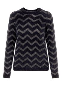 V&eacute;ro Moda VERO MODA, Damen Pullover 'Ward Feather', Schwarz / Silber