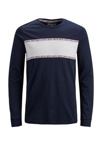 Jack & Jones JACK & JONES, Herren T-Shirt, Dunkelblau / Hellgrau