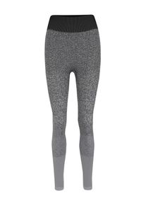adidas Performance, Damen Leggings 'Believe This Primeknit FLW', Dunkelgrau / Wei&szlig;