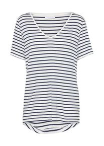 Vila, Damen T-Shirt 'Vifi', Blau / Wei&szlig;