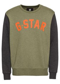 G-Star Raw, Herren Sweatshirt 'Halgen core r sw l/s', Oliv
