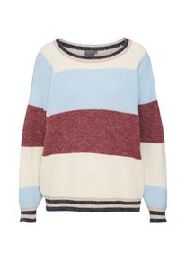 Ichi, Damen Pullover 'GREENFIRE LS2', Creme / Mischfarben