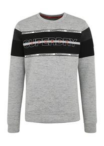 Superdry, Herren Sport-Sweatshirt, Grau / Schwarz