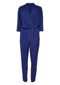 Only, Damen Wickel Jumpsuit, Blau