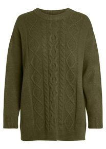 Pieces, Damen Pullover, Gr&uuml;n