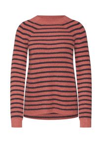 Review, Damen Pullover 'BASIC TURTLE RIB', Rosa / Schwarz
