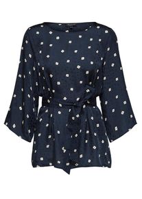 Selected Femme, Damen Oberteil, Dunkelblau / Wei&szlig;
