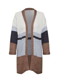 Jacqueline de Yong, Damen Strickjacke 'JDYCORDELIA', Beige / Dunkelbeige / Grau / Taupe / Schwarzmeliert