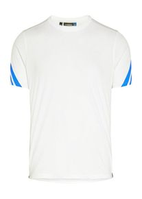 J. Lindeberg J.Lindeberg, Herren T-Shirt 'Dylen TX Jersey', Blau / Wei&szlig;
