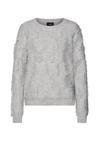 Object, Damen Pullover, Graumeliert