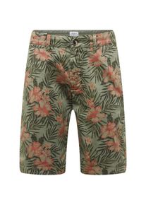 Pepe Jeans, Herren Shorts 'MC QUEEN SHORT FLORAL', Braun / Oliv