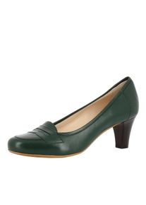 Evita, Damen Pumps 'GIUSY', Dunkelgr&uuml;n